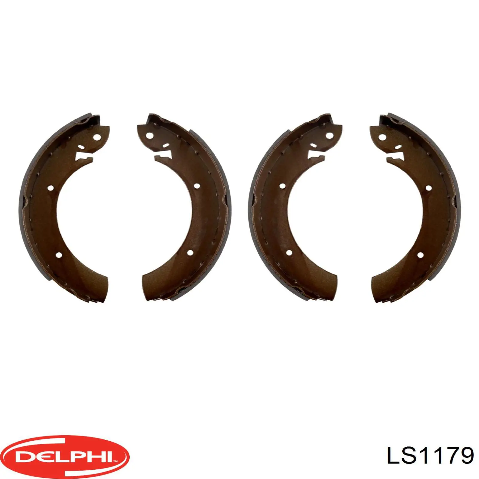 LS1179 Delphi колодки гальмові задні, барабанні