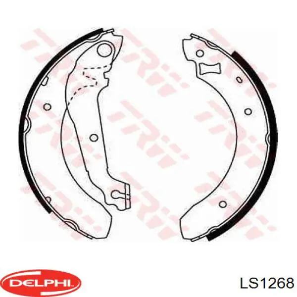 Колодки гальмові задні, барабанні LS1268 Delphi