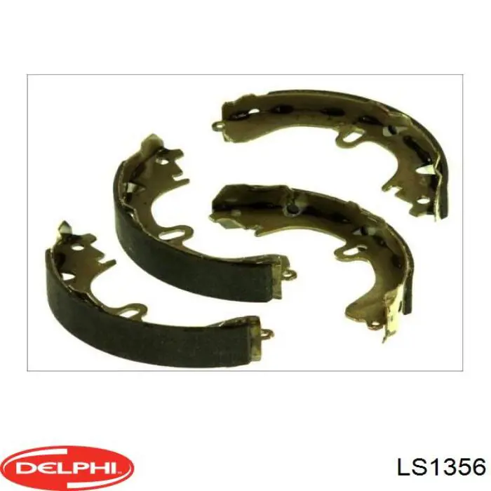 LS1356 Delphi Колодки гальмівні задні, барабанні