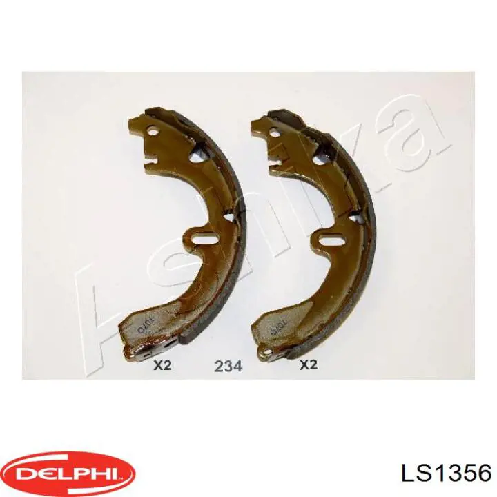 Купити LS1356 Delphi Колодки гальмові задні, барабанні