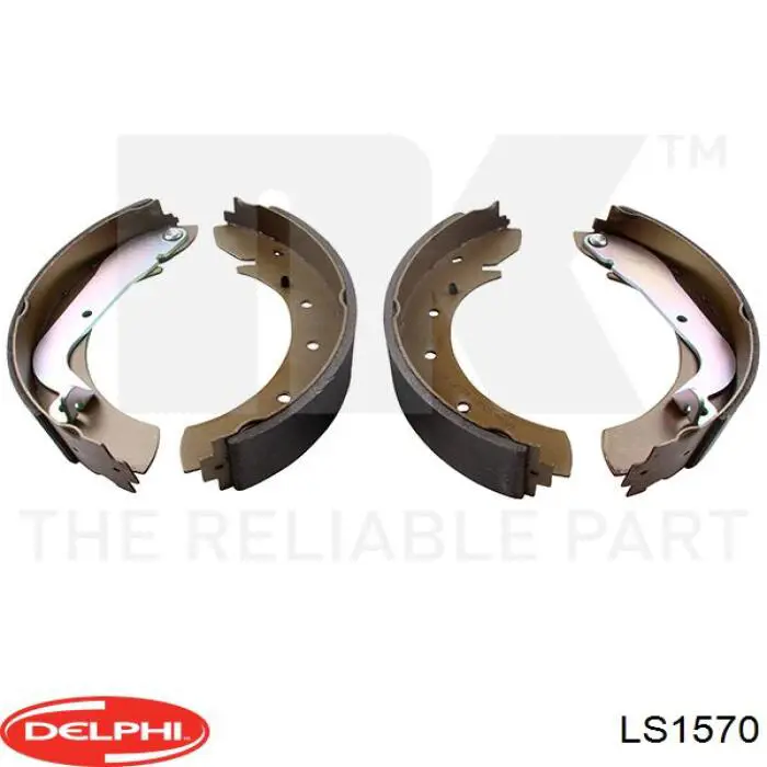 Купити LS1570 Delphi Колодки гальмові задні, барабанні