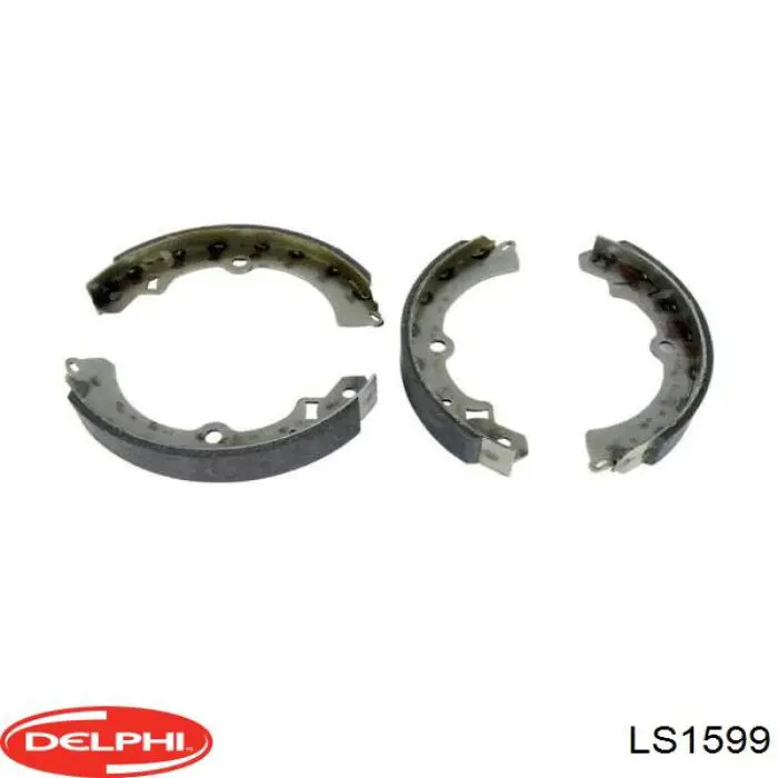 Колодки гальмові задні, барабанні Delphi LS1599 ціна, від 16.97 USD