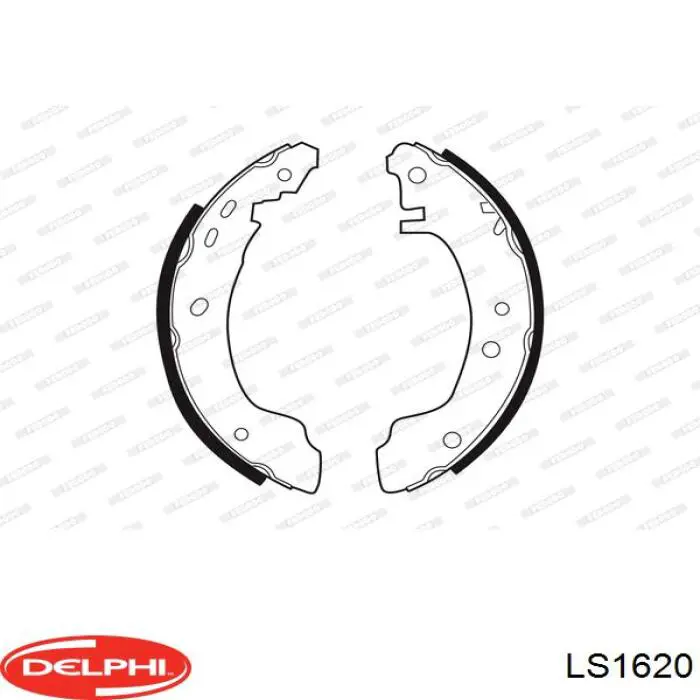 Колодки гальмові задні, барабанні Delphi LS1620 ціна, від 19.02 USD