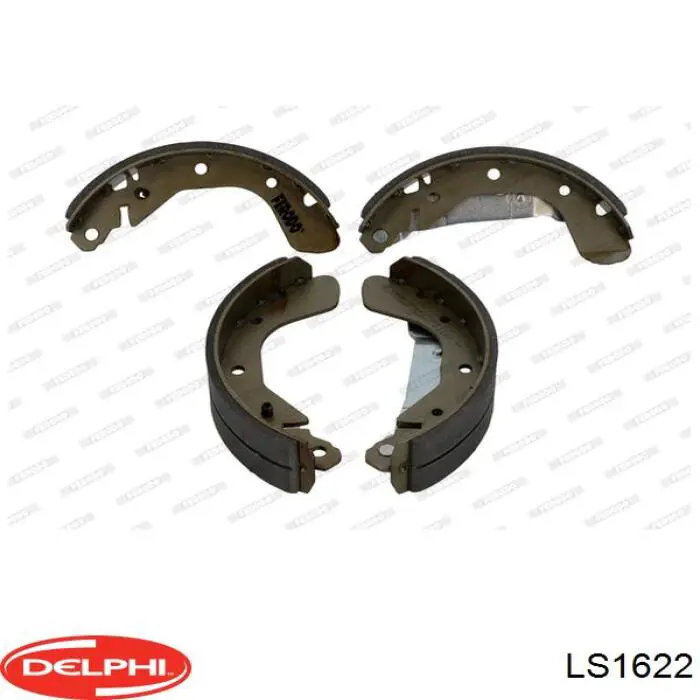 Купити LS1622 Delphi Колодки гальмові задні, барабанні