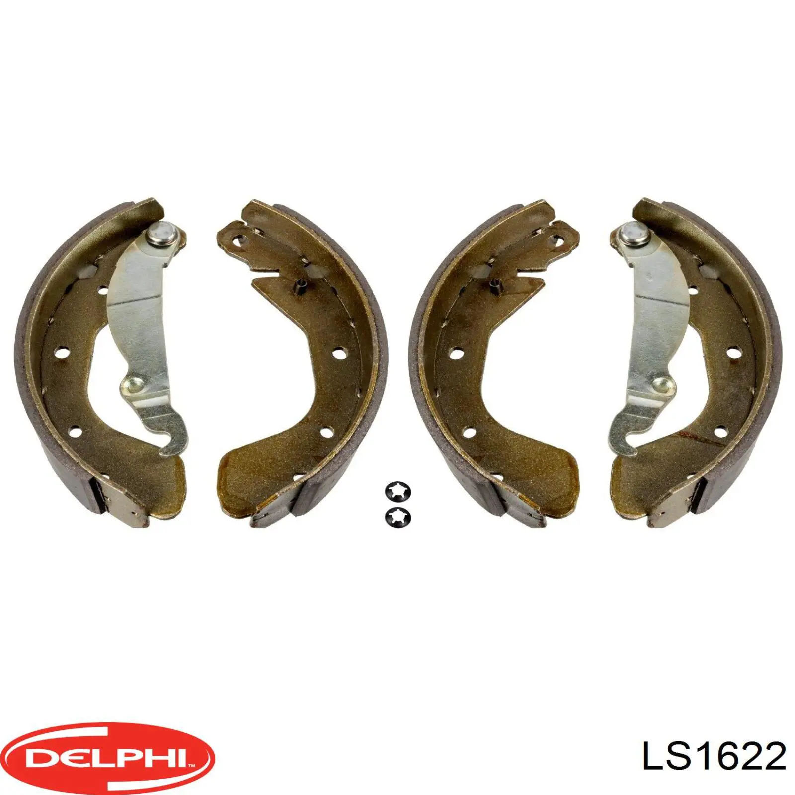 Колодки гальмові задні, барабанні Delphi LS1622 ціна, від 15.33 USD