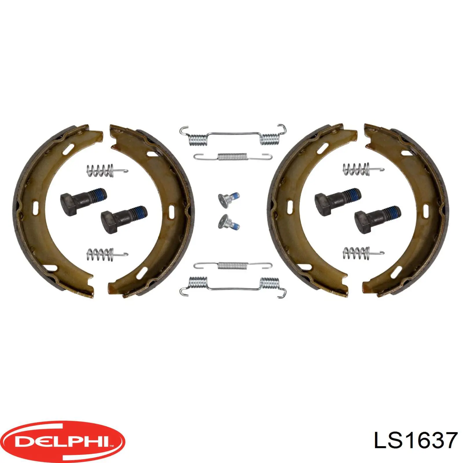 Купити LS1637 Delphi Гальмівні колодки гальма стоянки