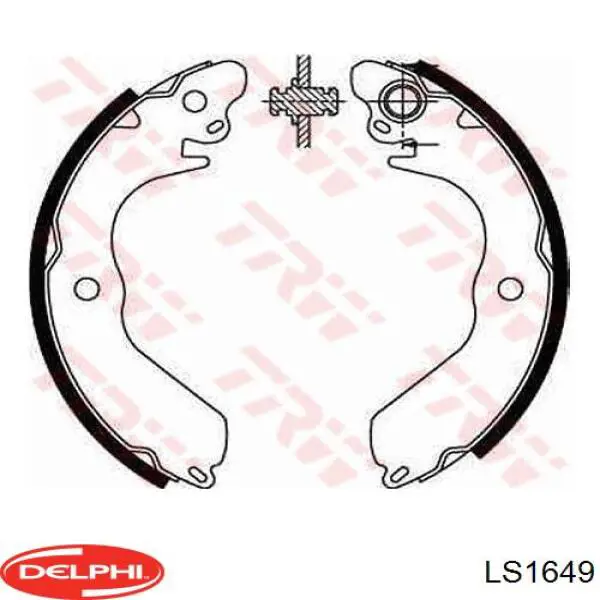 Колодки гальмові задні, барабанні Delphi LS1649 ціна, від 16.13 USD