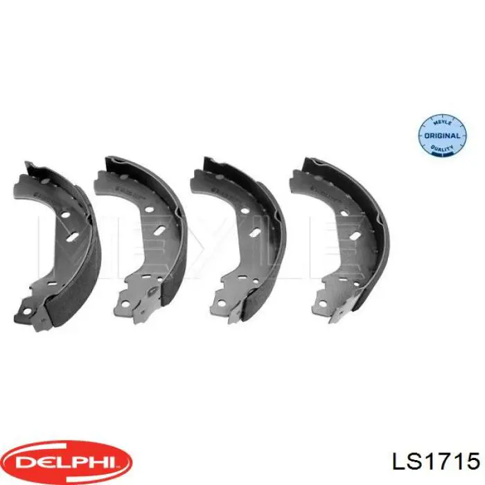 Купити LS1715 Delphi Колодки гальмові задні, барабанні