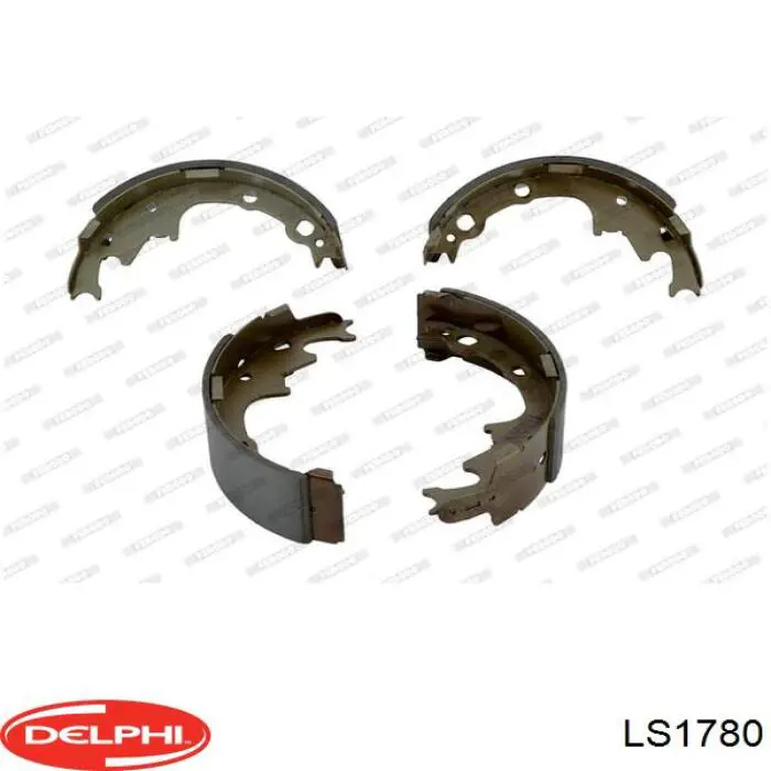 Колодки гальмові задні, барабанні Delphi LS1780 ціна, від 47.27 USD
