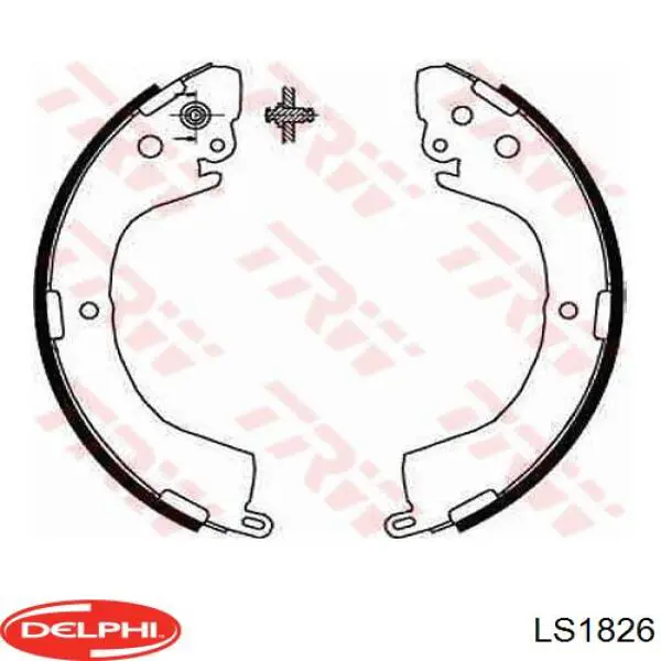 Купити LS1826 Delphi Колодки гальмові задні, барабанні