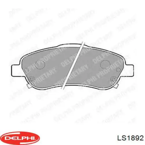 Колодки ручника / стоянкового гальма Delphi LS1892 ціна, від 15.05 USD