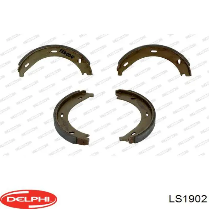 Колодки ручника / стоянкового гальма Delphi LS1902 ціна, від 15.47 USD