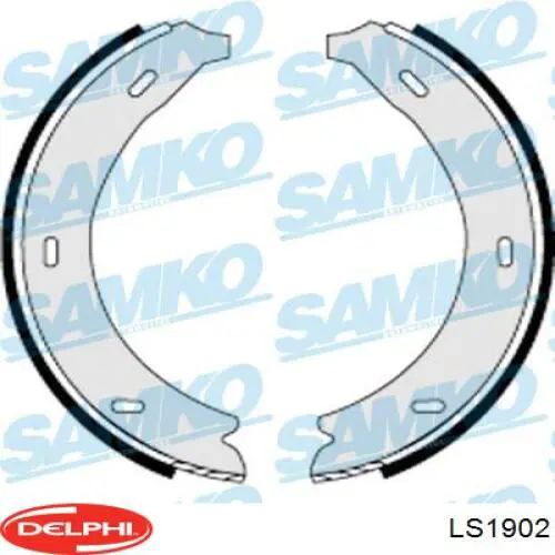 Купити LS1902 Delphi Гальмівні колодки гальма стоянки