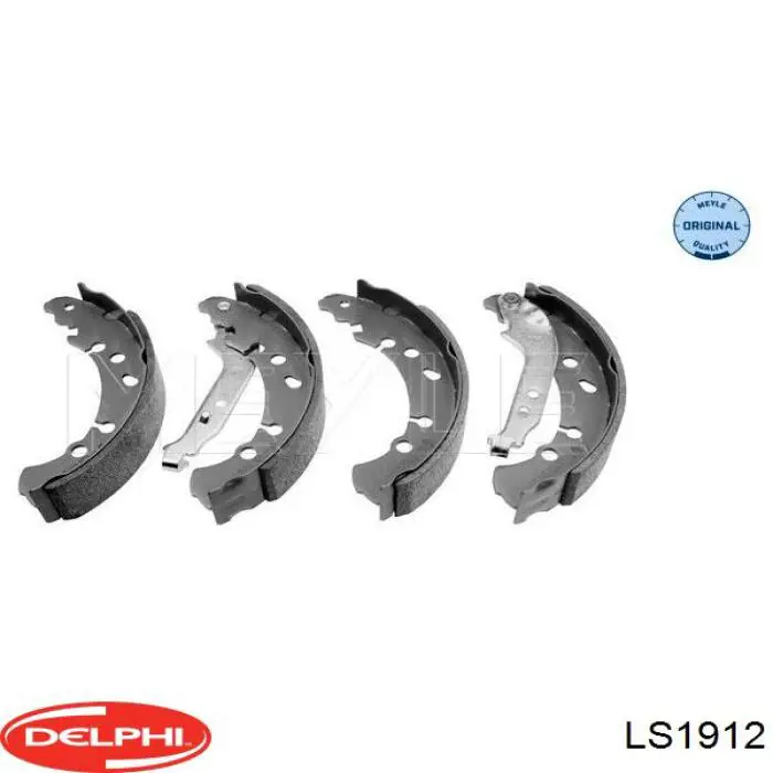 Колодки гальмові задні, барабанні Delphi LS1912 ціна, від 25.89 USD