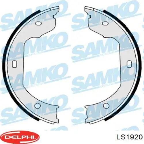 Колодки ручника / стоянкового гальма Delphi LS1920 ціна, від 23.68 USD