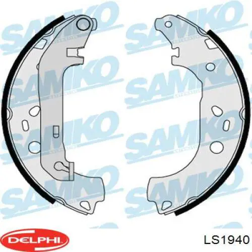 Колодки гальмові задні, барабанні Delphi LS1940 ціна, від 32.42 USD