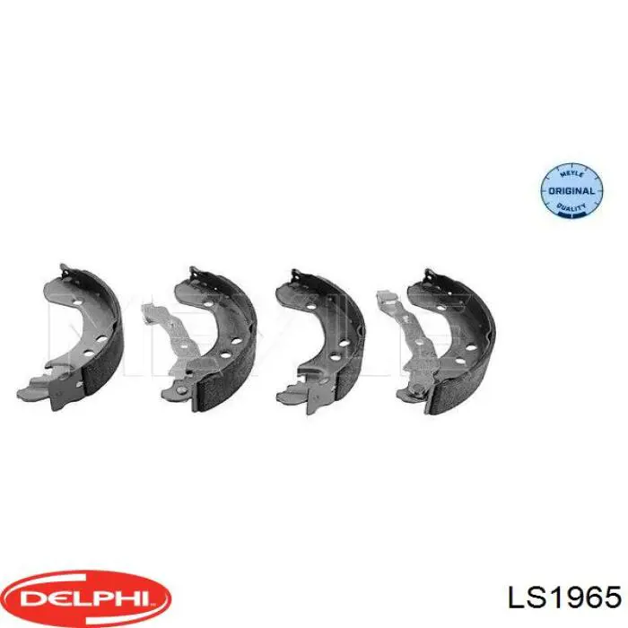 Колодки гальмові задні, барабанні Delphi LS1965 ціна, від 26.51 USD