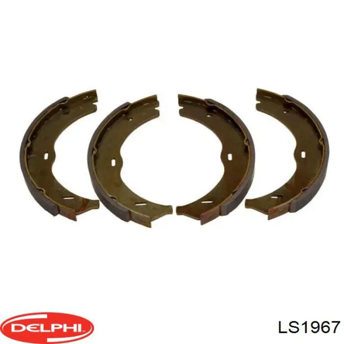 LS1967 Delphi Гальмівні колодки ручника