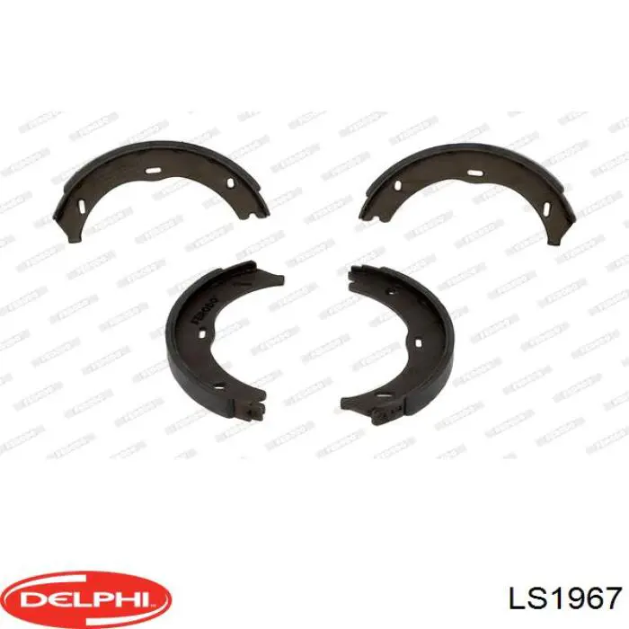 Колодки ручника / стоянкового гальма Delphi LS1967 ціна, від 27.97 USD