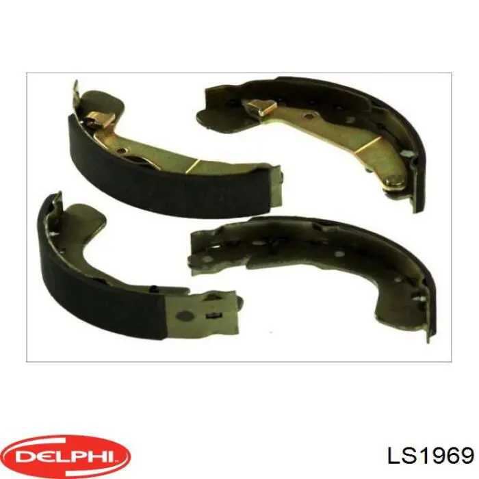 Колодки гальмові задні, барабанні Delphi LS1969 ціна, від 19.73 USD