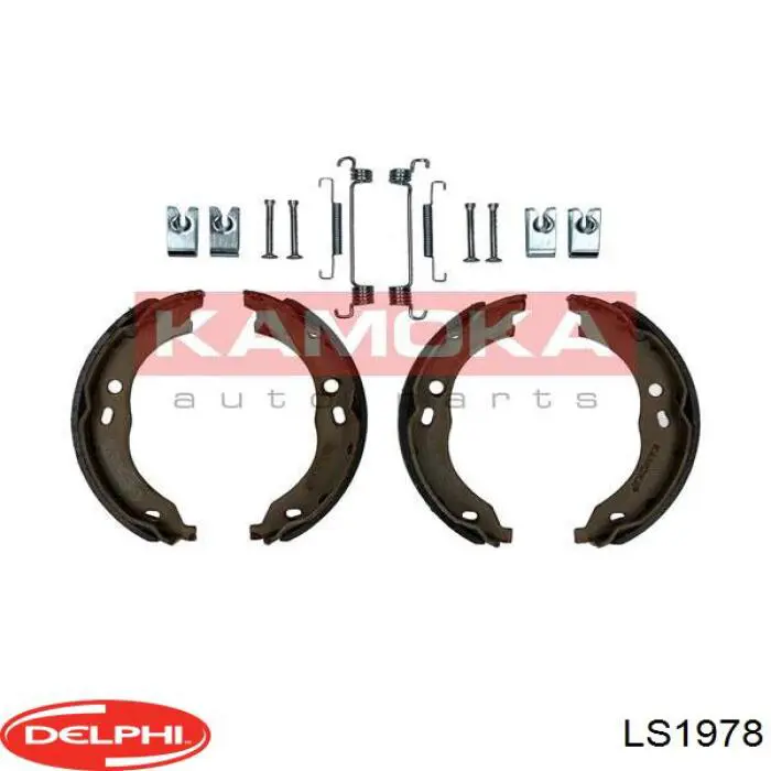 Колодки ручника / стоянкового гальма Delphi LS1978 ціна, від 32.96 USD