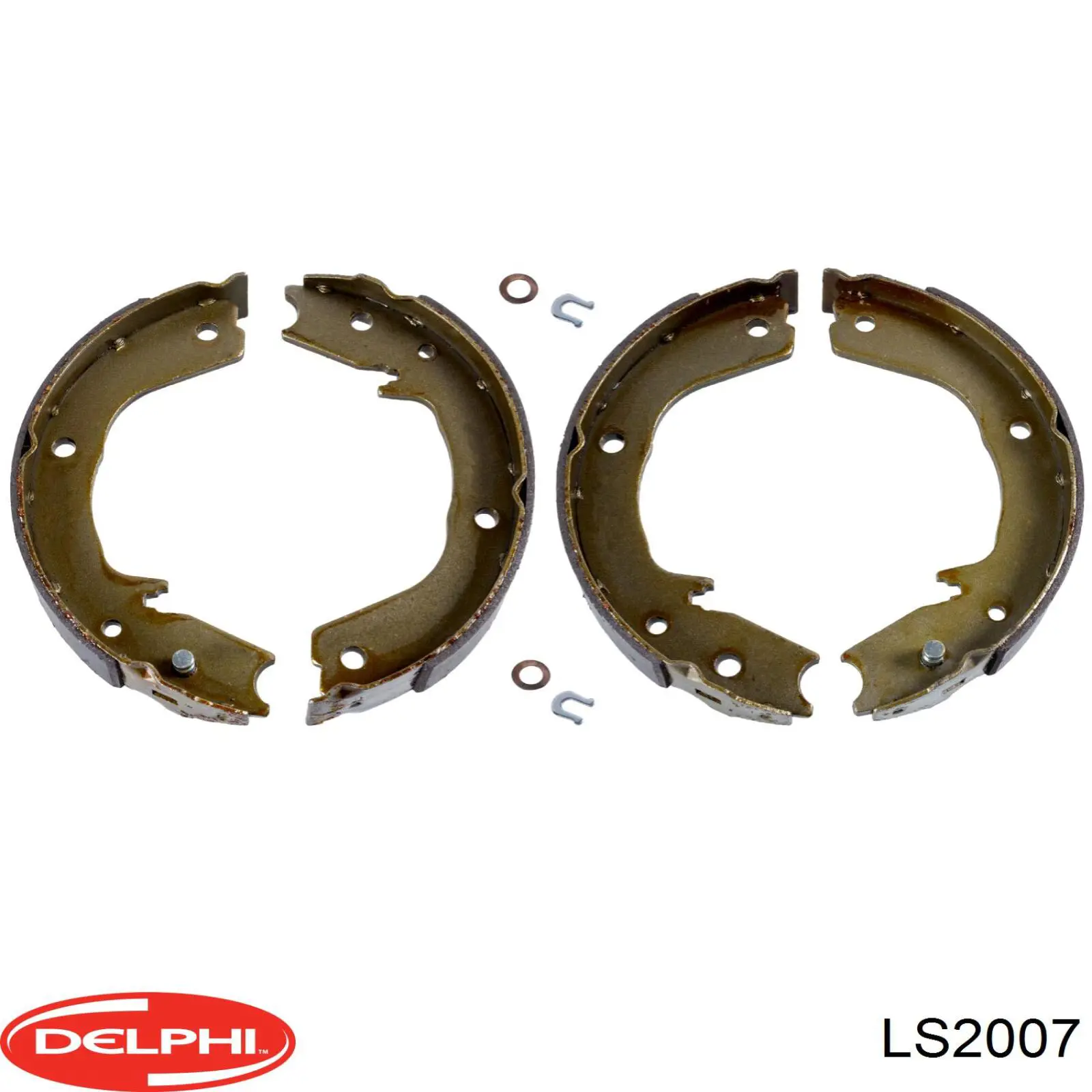 Колодки ручника / стоянкового гальма Delphi LS2007 ціна, від 28.69 USD