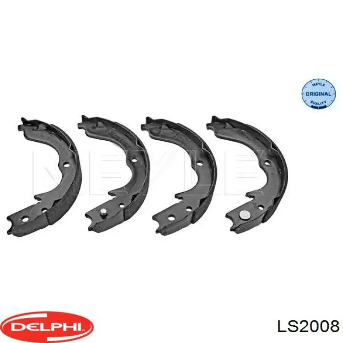 Колодки ручника / стоянкового гальма Delphi LS2008 ціна, від 28.36 USD