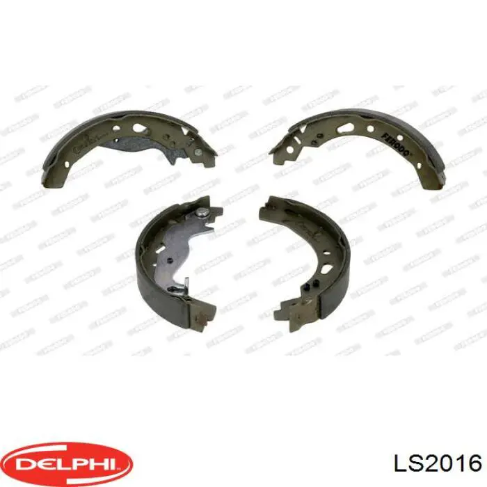 LS2016 Delphi Колодки гальмівні задні, барабанні