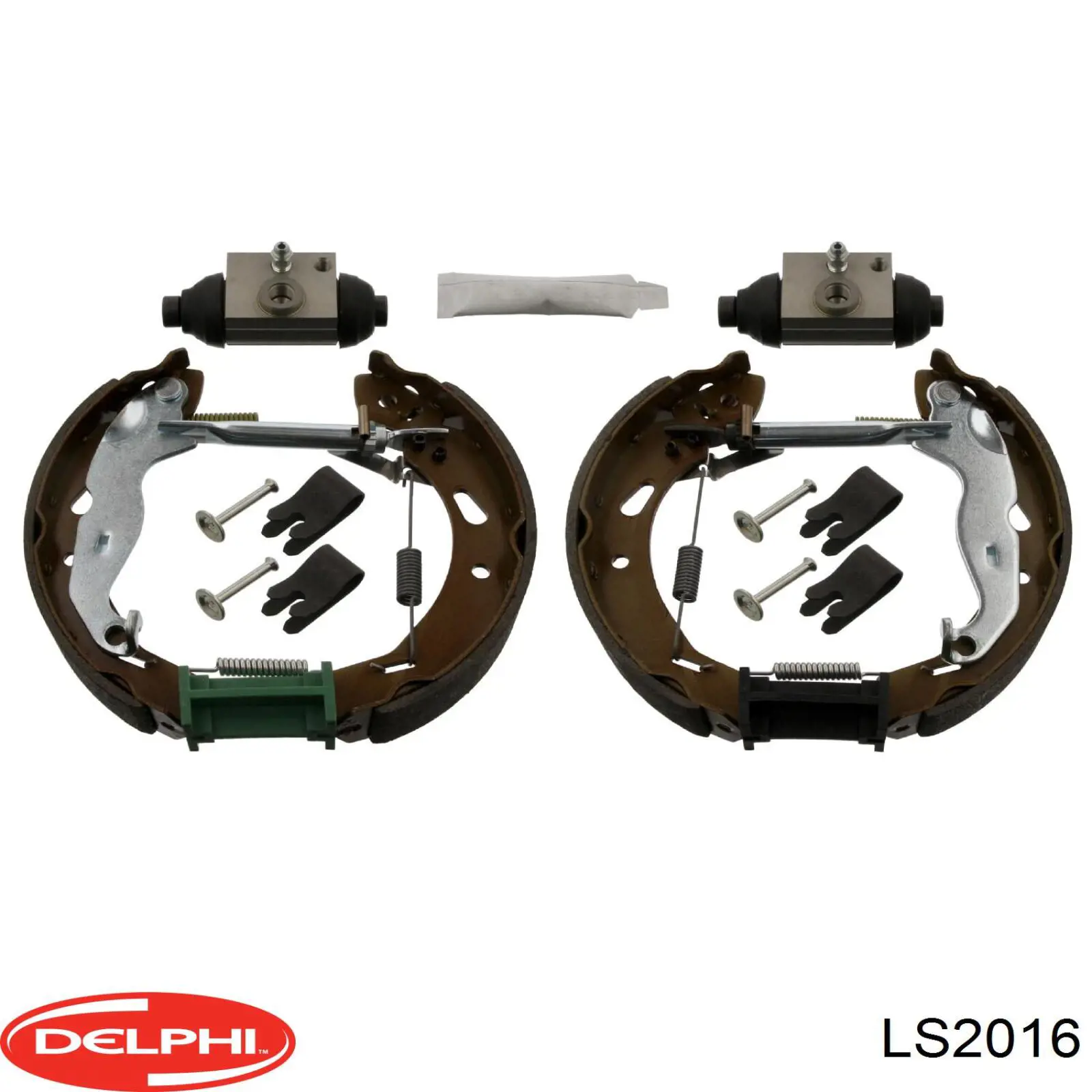 Колодки гальмові задні, барабанні Delphi LS2016 ціна, від 29.19 USD