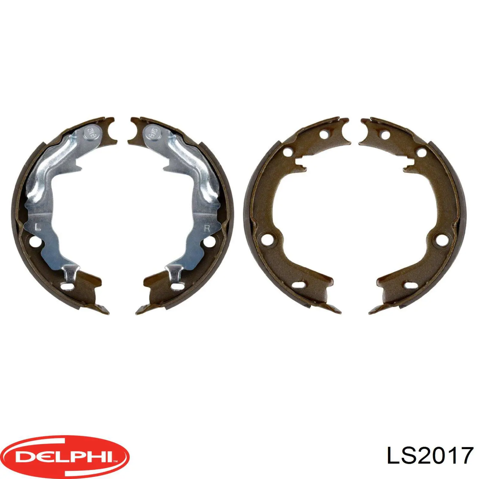 LS2017 Delphi колодки ручника/стоянкового гальма