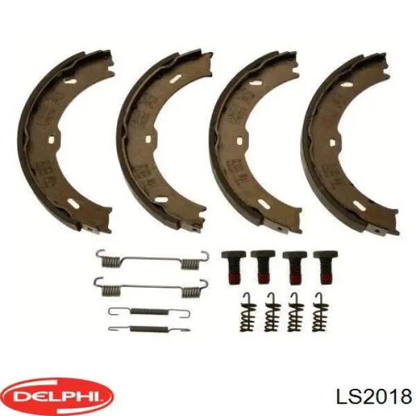 Колодки ручника / стоянкового гальма Delphi LS2018 ціна, від 20.71 USD