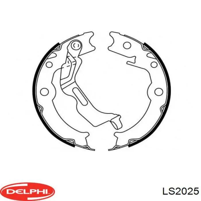 Купити LS2025 Delphi Гальмівні колодки гальма стоянки