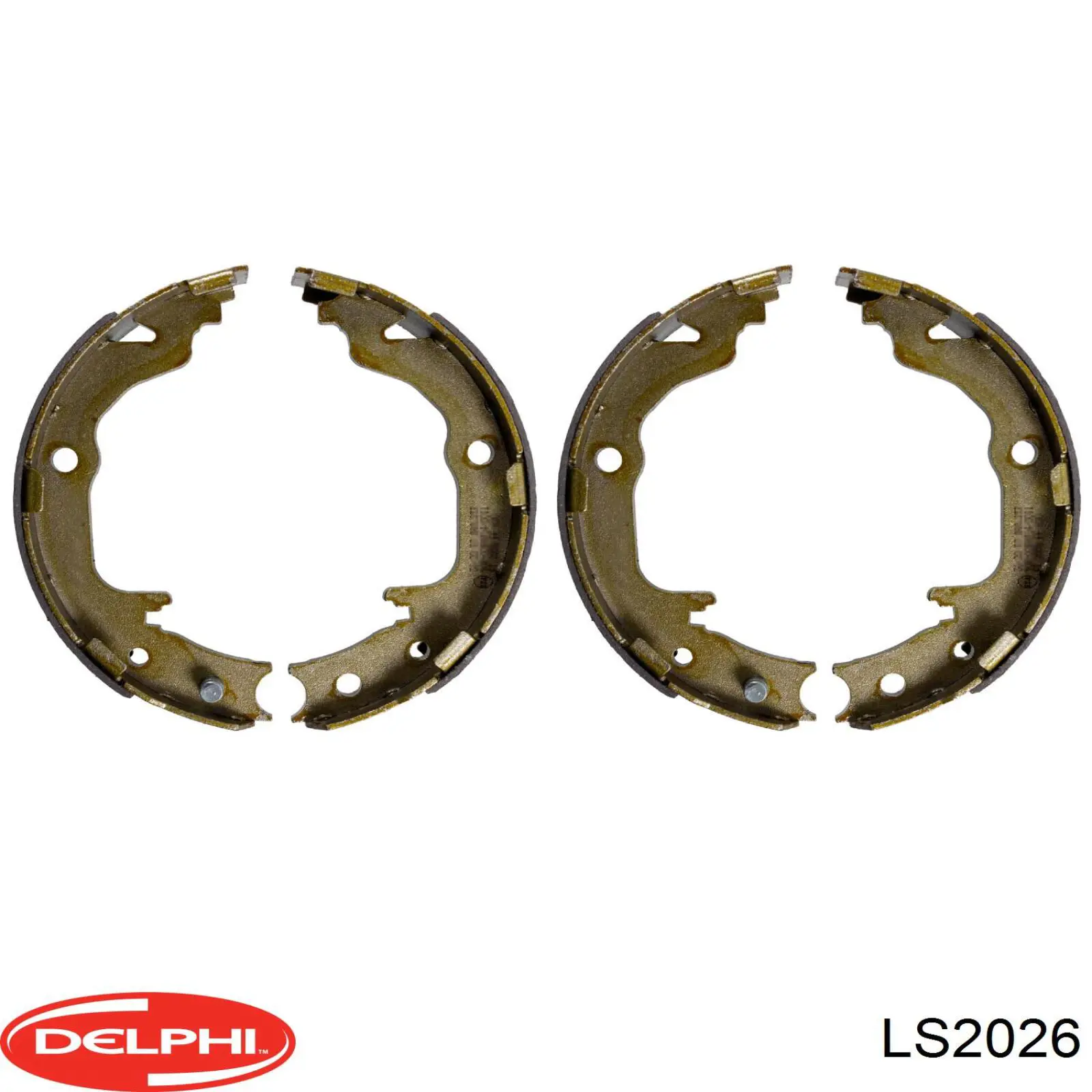 Колодки ручника / стоянкового гальма Delphi LS2026 ціна, від 24.01 USD