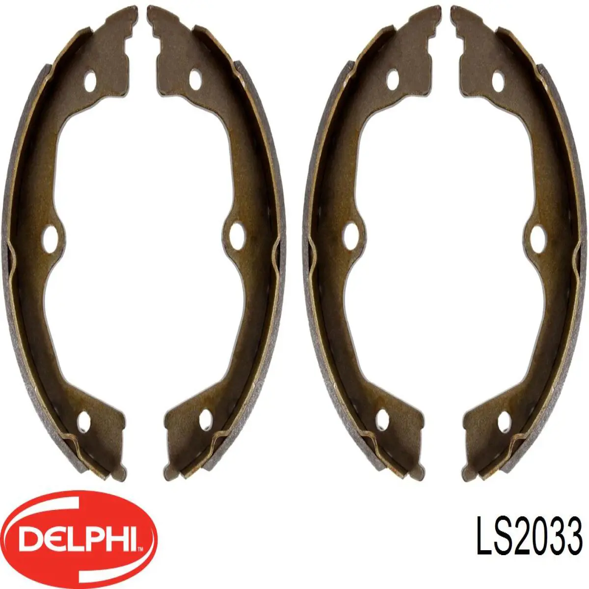 LS2033 Delphi Гальмівні колодки ручника