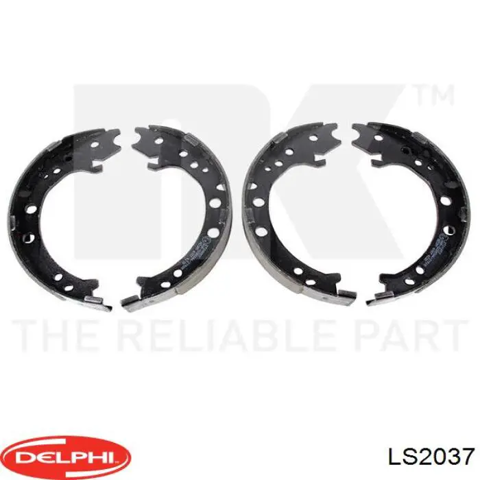 Колодки ручника / стоянкового гальма Delphi LS2037 ціна, від 29.43 USD