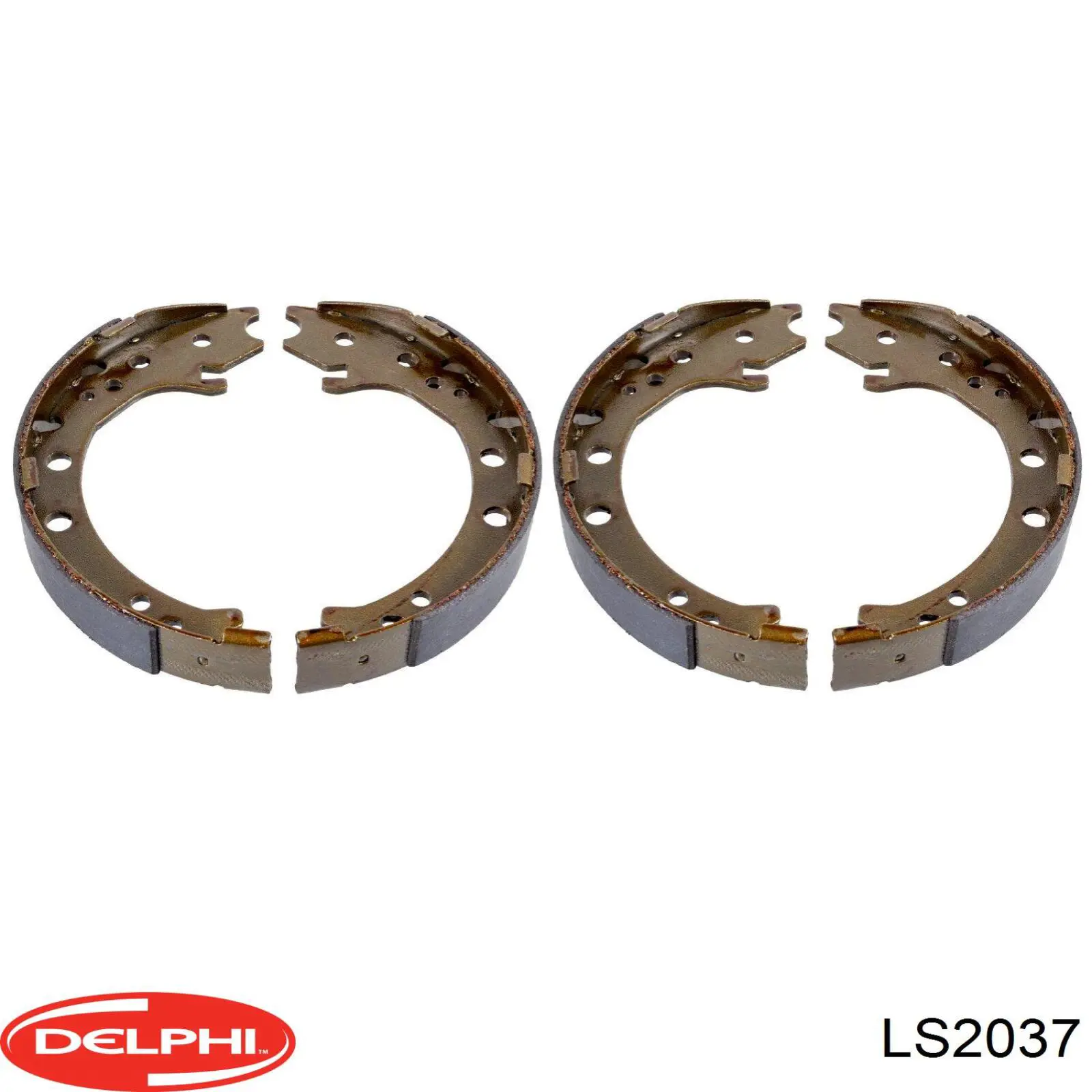 LS2037 Delphi Гальмівні колодки ручника