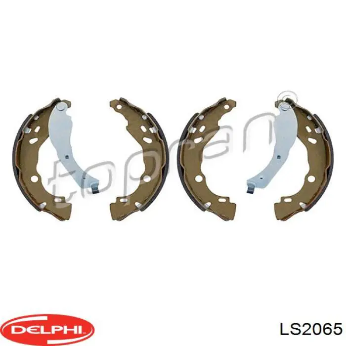 Колодки гальмові задні, барабанні Delphi LS2065 ціна, від 29.18 USD