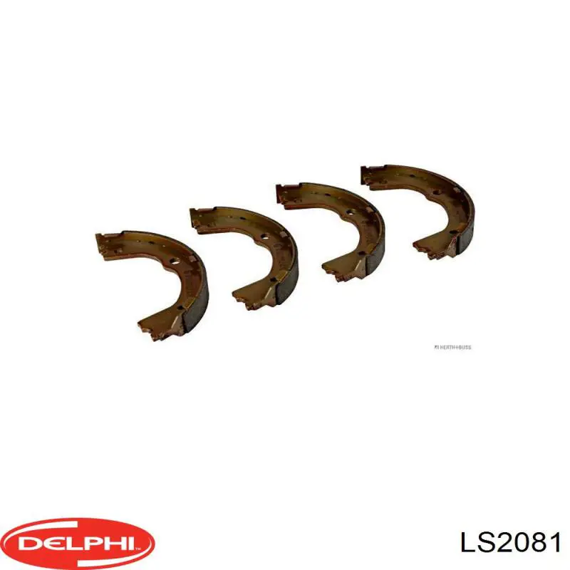 Купити LS2081 Delphi Гальмівні колодки гальма стоянки