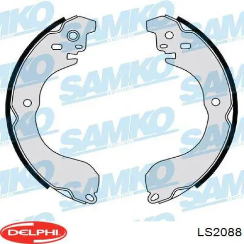 Колодки гальмові задні, барабанні Delphi LS2088 ціна, від 33.07 USD