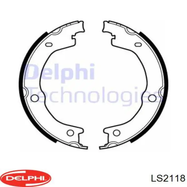 LS2118 Delphi Гальмівні колодки ручника