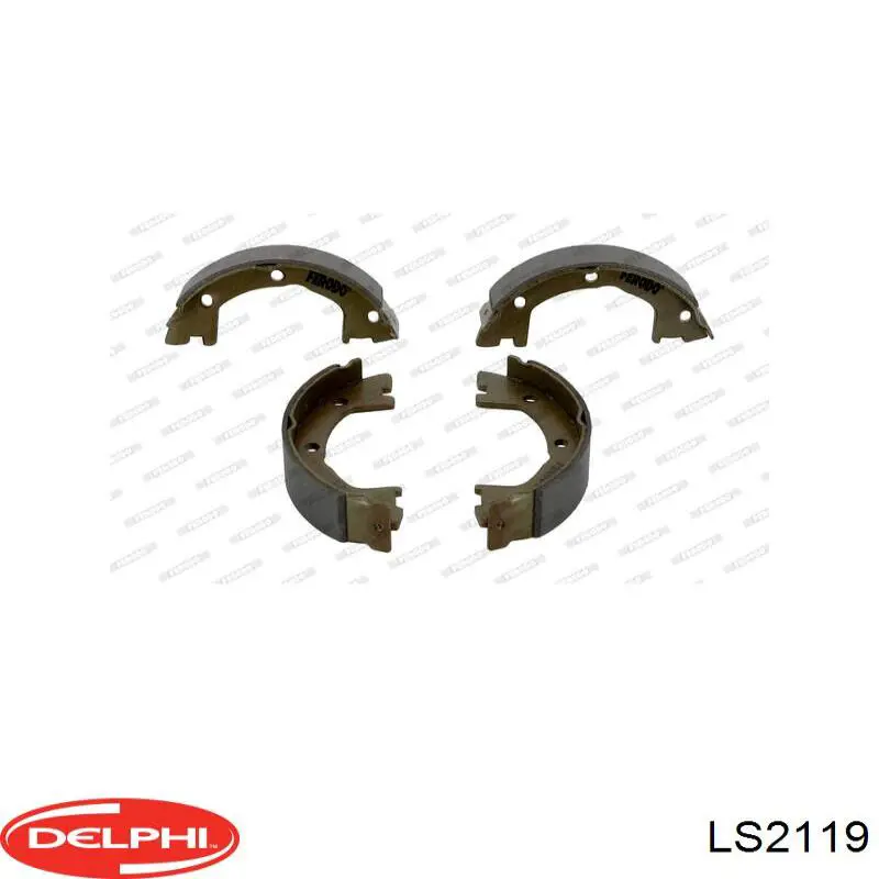 Купити LS2119 Delphi Колодки гальмові задні, барабанні