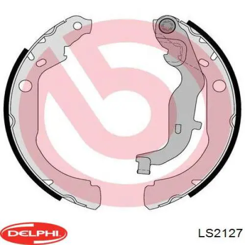 Колодки гальмові задні, барабанні Delphi LS2127 ціна, від 27.22 USD