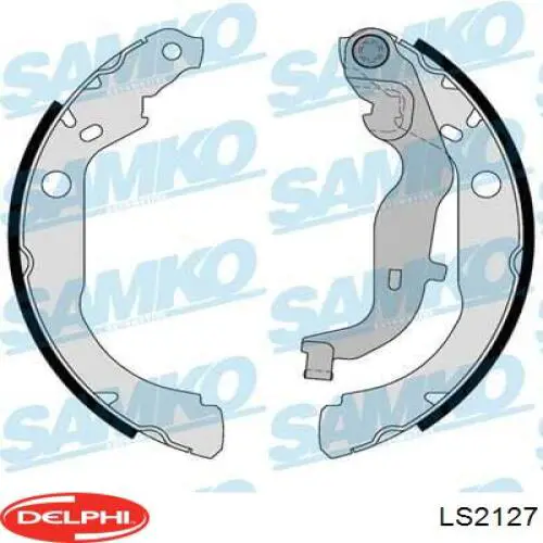 Купити LS2127 Delphi Колодки гальмові задні, барабанні