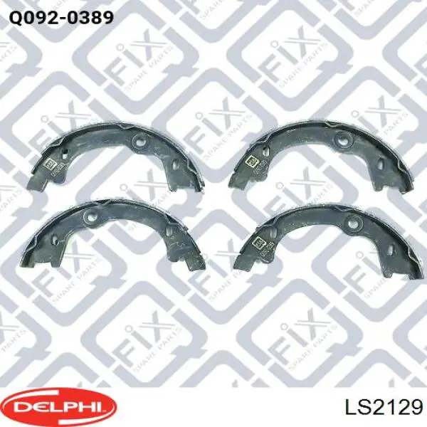 Колодки ручника / стоянкового гальма Delphi LS2129 ціна, від 23.67 USD