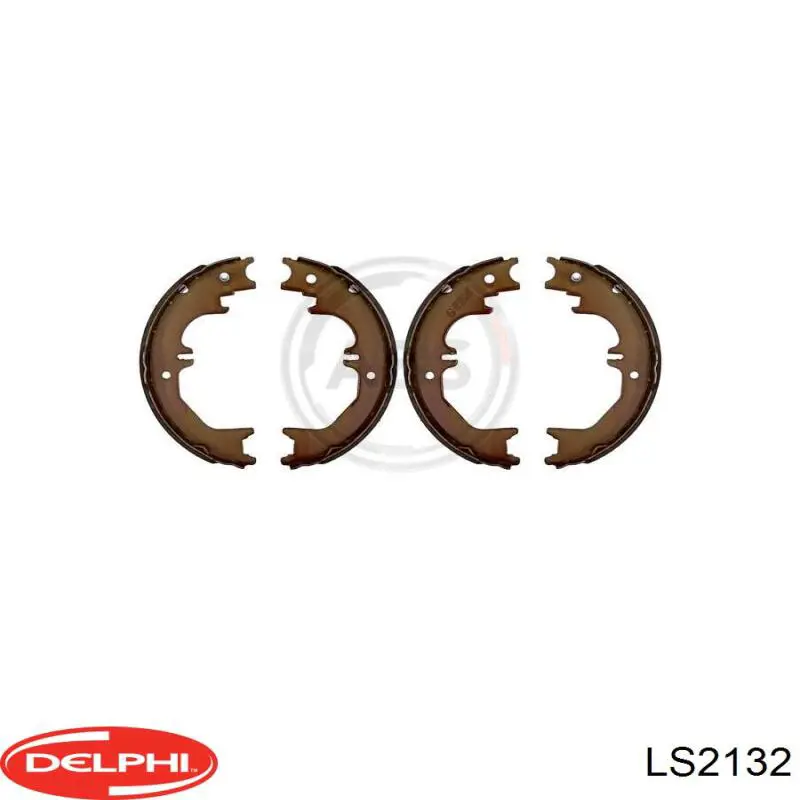 Колодки стоянкового гальма Delphi LS2132