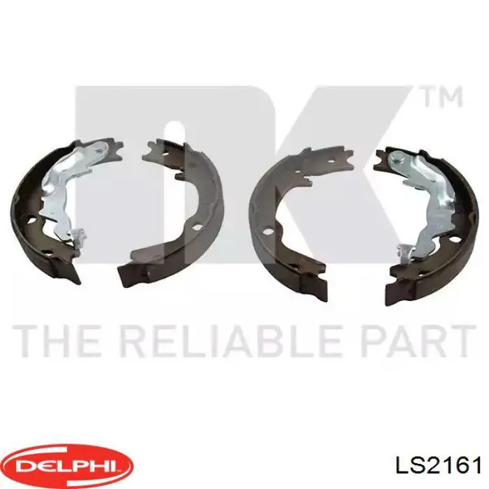 LS2161 Delphi Гальмівні колодки ручника