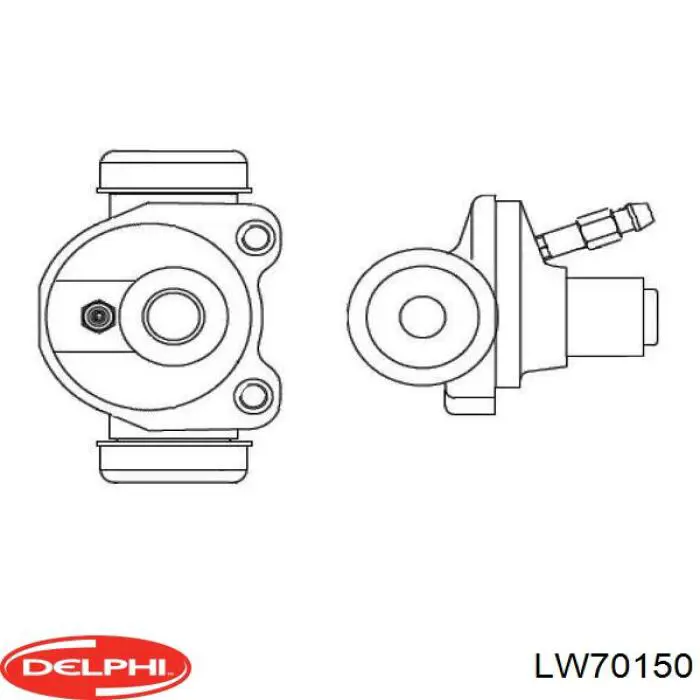 Робочий циліндр Delphi LW70150 ціна, від 15.88 USD