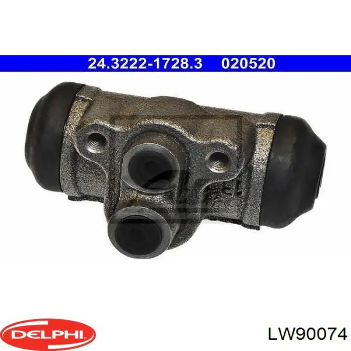 Купити LW90074 Delphi Циліндр гальмівний колісний/робітник, задній