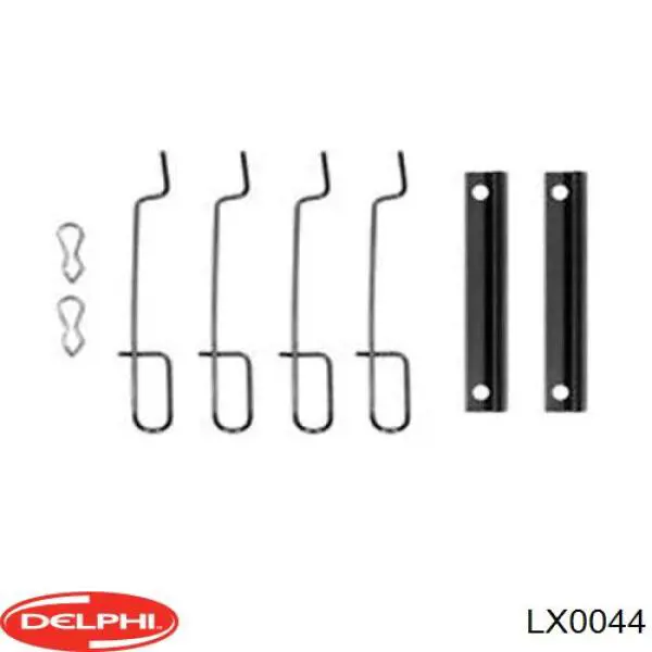Ремкомплект гальмівних колодок Delphi LX0044 ціна, від 4.08 USD
