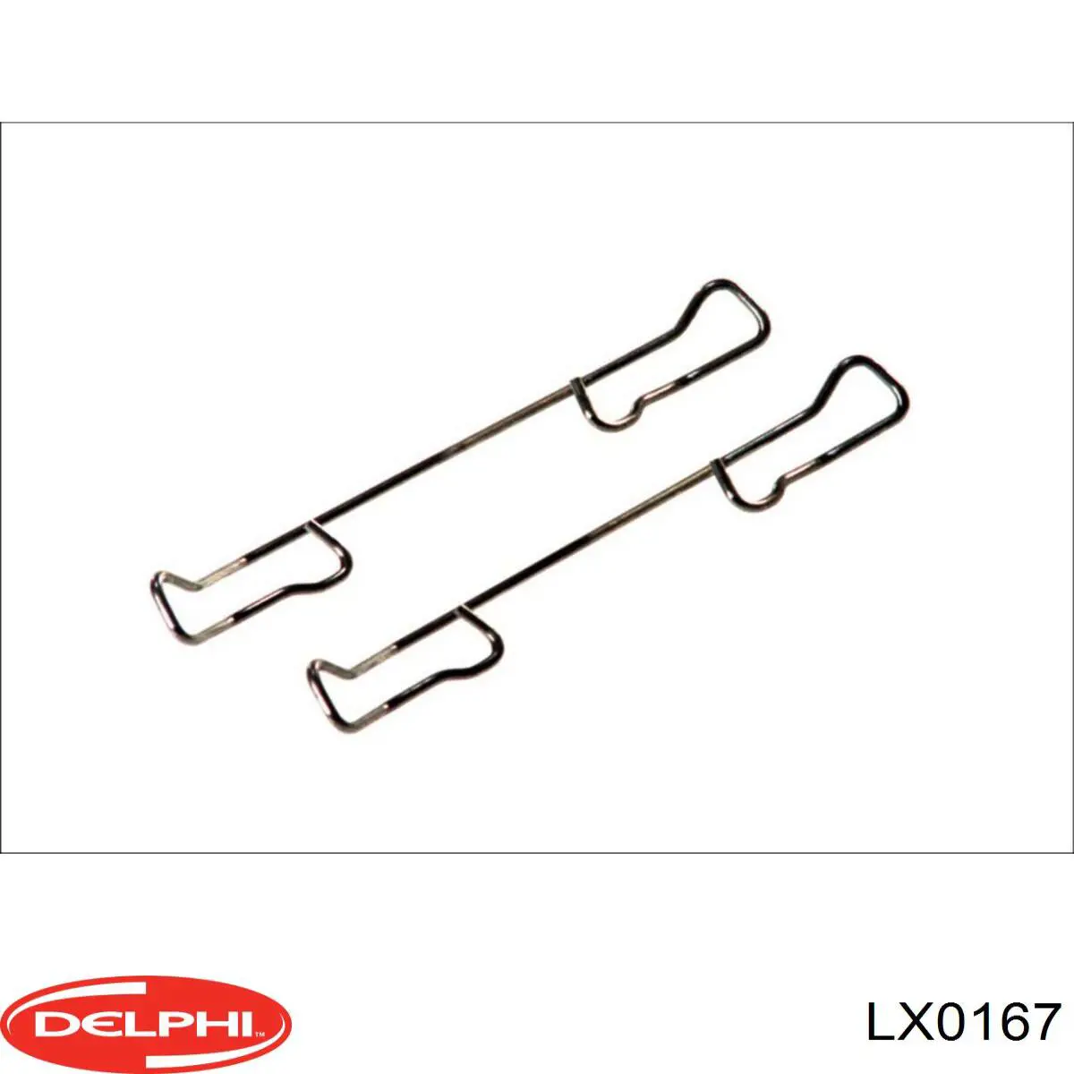 Купити LX0167 Delphi Ремкомплект передніх гальм